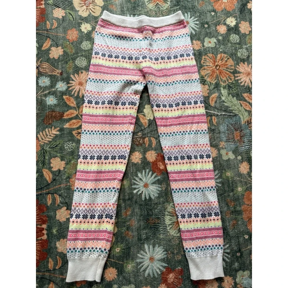 GAP Kids Girls Leggings Thick Warm Size XXL Fair Isle Print‎ Winter